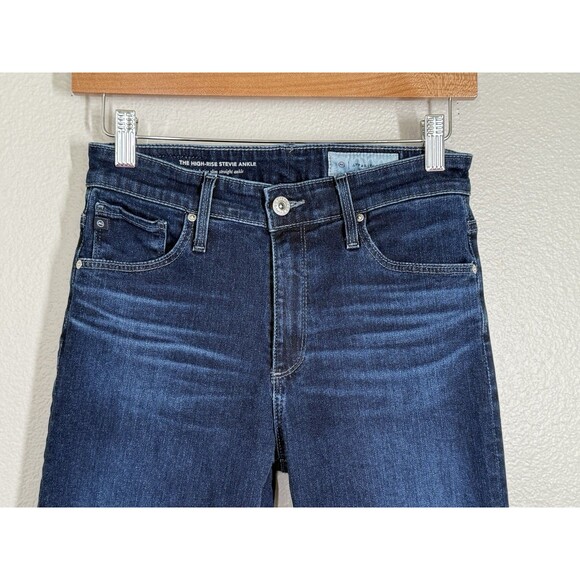 Adriano Goldschmied AG Anthropologie HR Stevie Ankle Slim Straight‎ Jeans 26 R - Picture 5 of 15